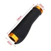 Cykelstyrningskomponenter styret Grips Anti Skid Non Slip Double Locking Rubber Ergonomic Mountain MTB Cycling Parts Bicycle Black Gold Blue 231010