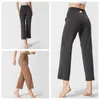 Lu-Women Yoga Wide Leg Pants Sport Loose Ffitting Casual Pants Gym Outfit Gym Pants