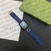 Designer Apple Watch Bands Femmes iwatch Bands pour Apple Watch Ultra Series 8 3 4 5 6 7 45mm 38mm 42mm 44mm 49mm Bracelet de montre en cuir de luxe en relief Brassard Smart Straps
