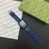 デザイナーアップルウォッチバンド女性IWATCH BANDS for Apple Watch Ultra Series 8 3 4 5 6 7 45mm 38mm 42mm 44mm 49mm高級レザーエンボス型ウォッチストラップアームバンドスマートストラップ