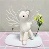 Plush Keychains 12pcs/lot 18cm Cartoon Long-Legged Alpaca Keychain Doll Animal Plush Toys Gifts 231010