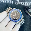 Projekt męski/damski GMT Watch Wysokiej jakości automatyczny ruch mechaniczny 40 mm moda Zegarek 904L Sapphire Waterphire Waterphire Waterproof Watch Montre de Luxe Prezent