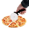 Stainless Steel Pizza Cutters Bakeware Pastry Roller Cutter Knife Cookie Cake Wheel Scissor Bakeware Kitchen Accessories Baking Tools Q631