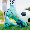 Andra sportartiklar QQD599 Ultralight Mens Soccer Shoes Nonslip Turf Cleats for Kids TFFFG Training Football Sneakers Chuteira Campo 3545 231011