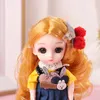 Bonecas 17cm boneca com roupas sapatos diy articulações removíveis figura menina menino presente de aniversário brinquedos bonito 231011