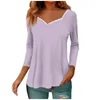 Women's T Shirts Korean All-match V-neck Skinny Long Sleeved Top Fashion Elegant Solid Color Premium T-shirts Spring Autumn Clothing 2023