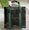 Tasarımcı Tote Çanta Menblack Crystal Canvas Man Blanılama Çapraz Kılıfı Eşekçi Kılıfı Büyük Duffle Bag Seyahat Çantası Naylon Üst Ayna Kalitesi Yeşil Kırmızı Web