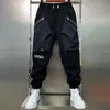 Calças masculinas ao ar livre jogger sweatpants multi zip carga calças moda solta de alta qualidade marca roupas masculinas j231011