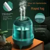 Difusores de aceites esenciales 35L Humidificador de doble boquilla Luz nocturna colorida Purificador de aire Máquina de aromaterapia portátil Atomizador de escritorio para oficina en casa 231011