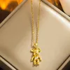 Newest style Fashion 18K Gold Plated Diamond pendant Lip chain necklace rose gold clavicle necklace Jewelry Accessories Gifts no box