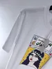 FALECTION MENS 23ss usa casa tennis blanca tennis club sLa Femme camiseta de algodão orgânico com estampa