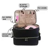 Depolama Çantaları Oje Organizatör Kılıfı Taşınan Taşınabilir Seyahat Çift Katmanlı Kutu Kozmetik Ruj Çantası