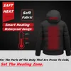 Men's Jackets 11 Area Heated Jacket Men Women Parka Vest Autumn Winter Cycling Warm USB Electric Outdoor Sports Vests For Hunting 231011