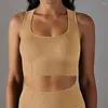 Roupa de yoga push up sutiãs esportivos topo feminino colete de fitness sem costura roupa interior à prova de choque sutiã de secagem rápida ginásio roupas esportivas