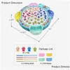 지능 장난감 지능형 장난감 BO 낚시 게임 장난감로드 보드 음악과 함께 회전하는 45 개의 물고기와 4 개의 기둥 고급 모터 기술 tr dhvxa가 포함됩니다.