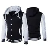 Vestes pour hommes Sweats à capuche pour hommes Veste Boy Baseball Sweats à capuche Manteau Mode Streetwear Slim College Varsity Marque Élégant Veste Homme Printemps Automne 231010