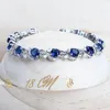 Set di gioielli da sposa Set di gioielli da donna con zirconi blu Set di gioielli da sposa in argento sterling 925 Orecchini Anelli Bracciali Collana con ciondolo 231010