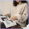 Home Clothing Winter Warm Flannel Women Pyjamas Sets Thick Coral Velvet Long Sleeve Solid Sleepwear Pajama Loose Suit
