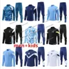 Haaland 23 24 Soccer Trackuit de Bruyne Mans Cities Grealish Sterling Ferran Mahrez s Foden 2023 2024トレーニングスーツユニフォームMEN KIDS_SOCCER JACKET