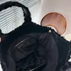 Designers tygväska kvinnors väskor handväska mode hobobag lyxig kanin velor 2color stor klassisk charm shoppingväska