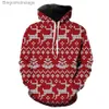 Dames Hoodies Sweatshirts Kerstman Kerstboom Heren Hoodies 3D Bedrukt Met Capuchon Jassen Coole Sweatshirts Oversized Trui Tieners Tops StreetwearL231011