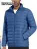 Parkas de plumón para hombre TACVASEN Chaquetas acolchadas ligeras con cuello alto Chaqueta acolchada Abrigos cortavientos con aislamiento antidesgarros resistentes al agua 231010