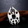 Collares colgantes Collar de acero inoxidable para hombres Punk Flame Skull Gothic Party Jewelry Regalo para motociclistas275f