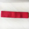 Bandeau élastique pour femmes et hommes, bandeau à rayures vertes et rouges, foulard de tête, cadeaux 199m