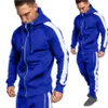 Masculinos Tracksuits Zogaa Define Homens Tracksuit Casual 2 Peças Zipper Sweatsuit Plus Size S-XXXL Patchwork All-Match Simple Fashion Sólido 231011