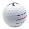 Palline da golf 12 pezzi 3 linee di colore Obiettivo palla a 3 strati a lunga distanza per giochi da competizione professionali Marca 231011