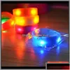 Jewelry Charm Bracelets Jewelry Drop Delivery 2021 Activated Sound Control Led Flashing Bracelet Light Up Bangle Wristband C Dhda9