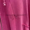 Donsparka's voor heren 23fw Vetements gewassen roze jassen met rits voor heren dames 11 Beste kwaliteit VTM oversized patchwork jassen met capuchon J231011
