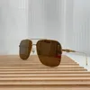 Мужские дизайнерские Lunettes de Soleil Высококачественные модные женские металлические овальные солнцезащитные очки-пилоты с зеркальным принтом, повседневные каникулы, вождение с коробкой Z2012E