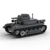 Transformation Toys Robots World War Niemcy SDKFZ 101 Panzer I Light Tank BKM Pojedyncze szerokie powiązania zbiorników wojskowych Minifigs Budowa Bluki Building Toys 231010