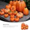 Decorações de jardim 8 Pcs Espumas Artificiais Abóbora Queda Temática Po Shoot Prop para Halloween 231011