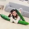 Christmas Decorations 70/110cm Funny Cucumber Plush Toy Stuffed Cute Fruits Funny Kids Children Christmas Gift