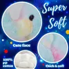 Plush Light - Up Toys 20-60cm Kawaii Luminous محشو بالحيوان القوس قوس قزح فيلو ألعاب أفخم مع أضواء الموسيقى الليلية LED هدايا للأطفال 231012