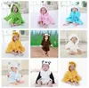 Ręczniki szlafroki detaliczne Baby Bathrobes/Dziecięcy ręcznik do kąpieli/niemowlę ręcznik z kapturem/kreskówka dla zwierząt/modelowanie Robel231121