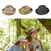 Berets leve e impermeável caminhadas boonie chapéu para aventuras ao ar livre caça boné não-derramamento