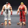 Mascot Costumes Neca Figurine Ken Ryu Figure Chun Li Hoshi Akuma Chunli Gouki Gukie Action Figure Model zabawki