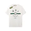 T-shirt da uomo firmate Camicie GU estive Magliette di marca di lusso Uomo Donna Manica corta Hip Hop Streetwear Top Pantaloncini Abbigliamento T-shirt Abbigliamento G-15 Taglia XS-XL