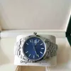 EW Factory Mens Watch Top Quality 41mm 126334-0032 DateJust 904L Steel Blue Dial Luminova Watches Cal.3235ムーブメントメカニカルオートマチックメンズリストウォッチ