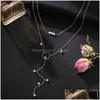 17Km Mode Long Collier De Perles Pour Femmes Boho Mtilayered Pendentif Colliers 2021 Tendance Ras Du Cou Chandail Chaîne Bijoux Dhgarden Otts4