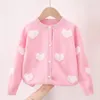 Cardigan Autunno Inverno Neonato Vestiti per bambini Maglioni per ragazze Maglione lavorato a maglia Cardigan Manica lunga Cappotto per bambina Giacca per bambini Capispalla per bambini 231012