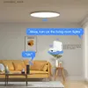 Plafoniere TUYA Zigbee 24W LED Plafoniera RGBCW Lampada da bagno dimmerabile Luce ultrasottile per montaggio superficiale Alexa Google Home SmartThings Q231012