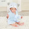 Ręczniki szlafroki detaliczne Baby Bathrobes/Dziecięcy ręcznik do kąpieli/niemowlę ręcznik z kapturem/kreskówka dla zwierząt/modelowanie Robel231121