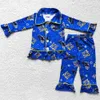 Pyjamas Boutique Baby Girls Pyjamas Set Christmas Sleepwear Söta barn Sybling Pyjamas Fashion Girls Nightgown Wholesale 231012