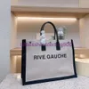Borsa ylsl di alta qualità nuova borsa da donna borsa shopping borsa alta nylon moda lino spiaggia borsa a tracolla da viaggio di design di lusso