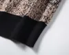 Designer Maglieria in bianco e nero Strisce scozzesi Designer di marca Moda Casual Manica lunga Crepe scozzese classica di lusso di alta qualità 3XL
