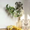 Dekorative Blumen Künstliche Pflanzen Blatt Ginkgo Biloba Kunststoff Äste Outdoor Handgemachte Blätter Für DIY Party Home Office Dekor